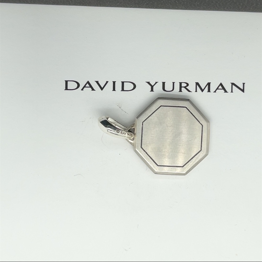 David Yurman Sterling Silver Mens & Womens St. Saint Patrick Amulet Pendent - Picture 3 of 6